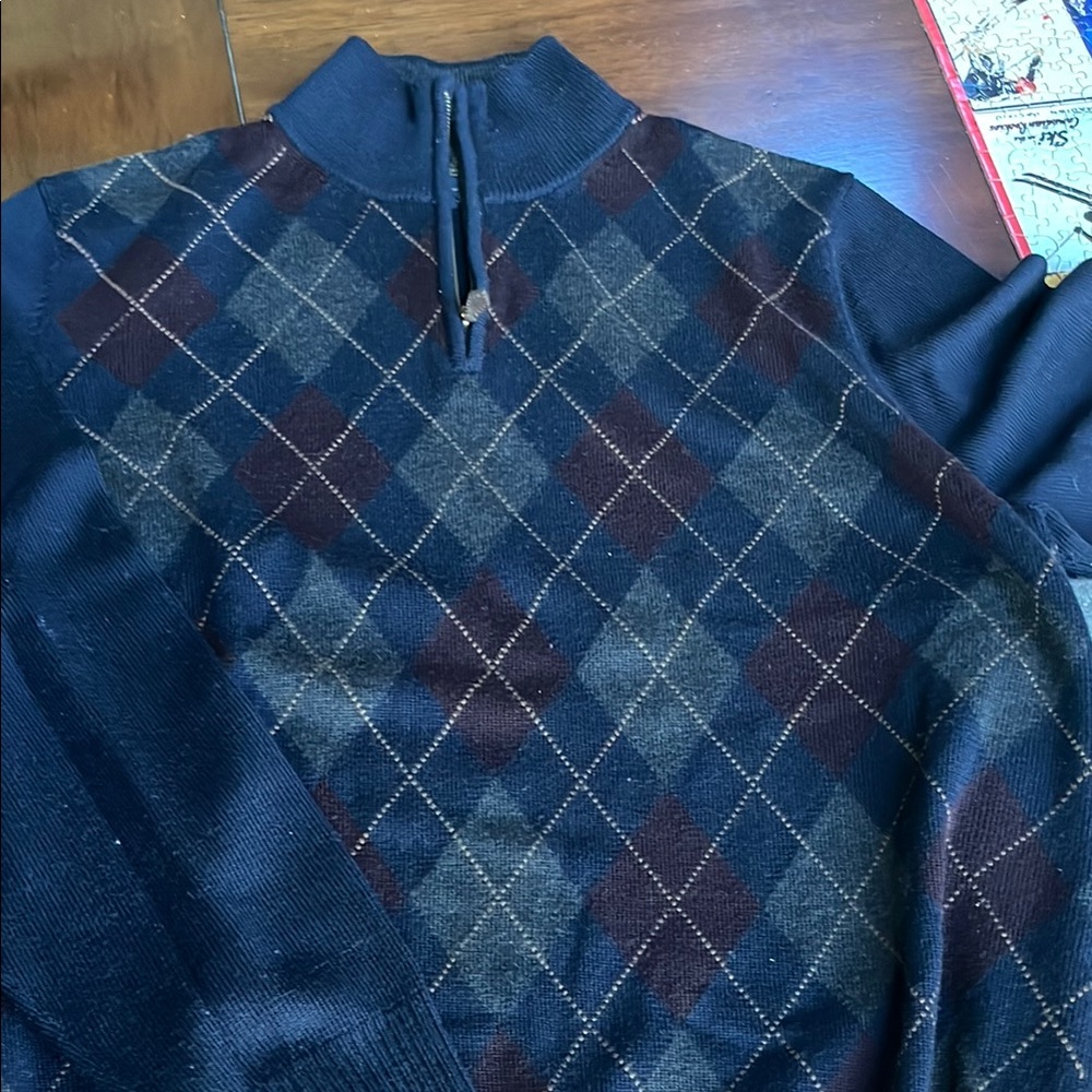 Men's Argyle Sweater - Brooks brother